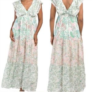 HOST PICK ❤️ House of Harlow 1960 Romantic Tiered Maxi Dress